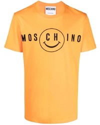 Moschino Smiley Print Cotton T Shirt