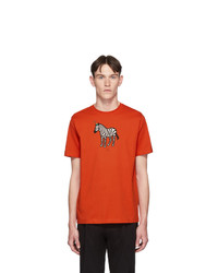 Ps By Paul Smith Ssense Red Zebra Regular Fit T Shirt