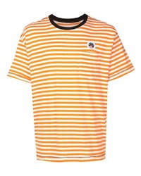 OSKLEN Stripe Print Short Sleeve T Shirt