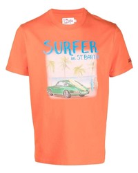 MC2 Saint Barth Surfer Logo Print T Shirt