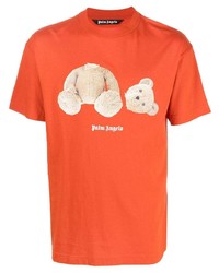 Palm Angels Teddy Bear Print T Shirt