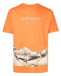 Pleasures X Weezer Mountain Print T Shirt