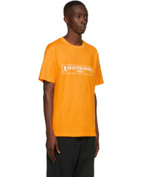 Mastermind World Yellow Boxed Logo T Shirt