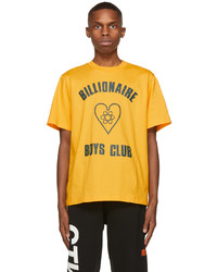 Billionaire Boys Club Yellow Heart Logo T Shirt