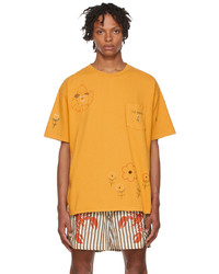 Bode Yellow Hester Garden T Shirt