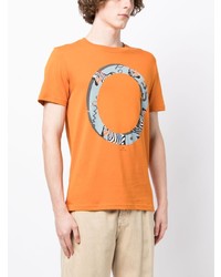 PS Paul Smith Zebra Ring Cotton T Shirt