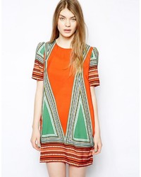 Yumi Bold Print Tunic Dress