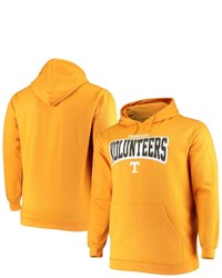 PROFILE Tennessee Orange Tennessee Volunteers Big Tall Wordmark Fleece Pullover Hoodie