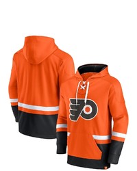 FANATICS Branded Orange Philadelphia Flyers Big Tall First Battle Power Play Pullover Hoodie At Nordstrom