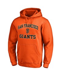 FANATICS Branded Orange San Francisco Giants Heart Soul Pullover Hoodie At Nordstrom