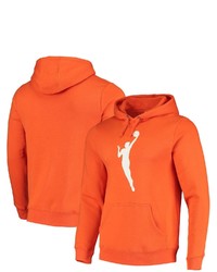 FANATICS Branded Orange Wnba Logo Pullover Hoodie At Nordstrom