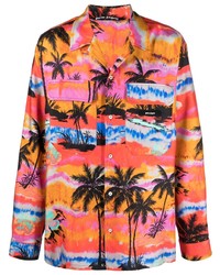 Palm Angels Palm Tree Print Shirt