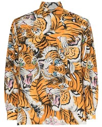 Wacko Maria X Tim Lehi Tiger Print Shirt