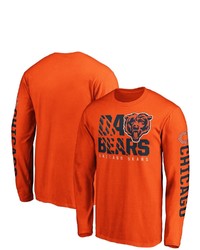 FANATICS Branded Orange Chicago Bears Hometown Long Sleeve T Shirt