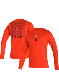 adidas Orange Houston Dynamo Fc Club Long Sleeve T Shirt At Nordstrom