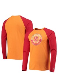 New Era Orangered Tampa Bay Buccaneers League Raglan Throwback Long Sleeve T Shirt At Nordstrom