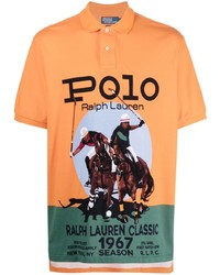 Polo Ralph Lauren Graphic Print Short Sleeved Polo Shirt