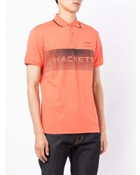 Hackett X Aston Martin Logo Print Polo Shirt