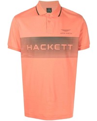Hackett X Aston Martin Logo Print Polo Shirt