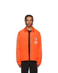 Perks And Mini Orange View Coach Jacket