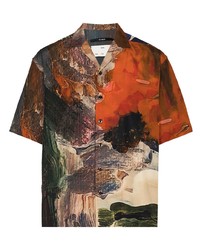 Song For The Mute Abstract Print Shirt