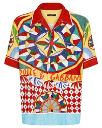 Dolce & Gabbana Carretto Print Cotton Shirt
