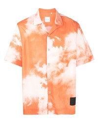 Paul Smith Cloud Print Short Sleeved Shirt