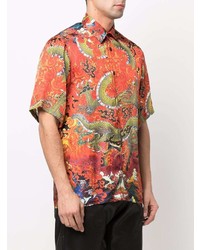 Just Cavalli Dragon Print Shirt