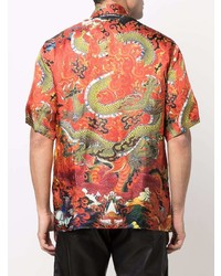 Just Cavalli Dragon Print Shirt