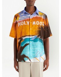 Etro Graphic Print Short Sleeve Shirt