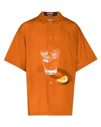 Jacquemus Moisson Lemon Water Short Sleeve Shirt