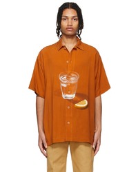 Jacquemus Orange La Chemise Moisson Shirt