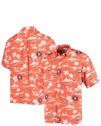 Reyn Spooner Orangenavy Houston Astros Vintage Short Sleeve Button Up Shirt At Nordstrom