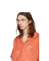 Band Of Outsiders Red Summer Shirt