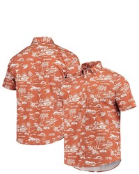 Reyn Spooner Texas Orange Texas Longhorns Classic Shirt In Burnt Orange At Nordstrom