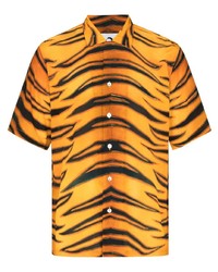 Endless Joy Tiger Print Short Sleeved Shirt