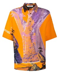 Valentino Yellow City Short Sleeve Shirt