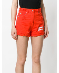 MSGM Front Printed Shorts
