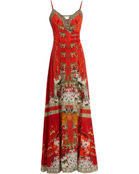 Camilla Hangzhou Hollywood Print Silk Wrap Dress