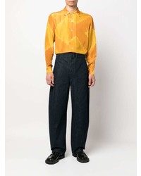 Bode Patterned Silk Shirt