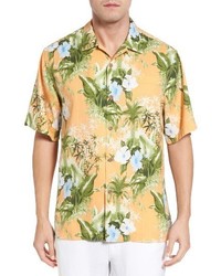 Tommy Bahama Corfu Jungle Original Fit Print Silk Camp Shirt