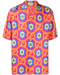 Gucci Gg Kaleidoscope Silk Shirt