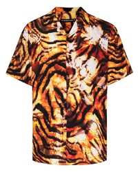 Y/Project Tiger Print Short Sleeve Shirt