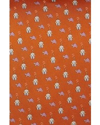 Salvatore Ferragamo Dog Turtle Print Silk Tie