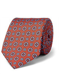Dunhill Printed Mulberry Silk Tie