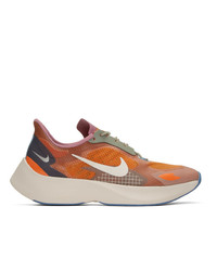 Nike Orange And Purple Vapor Street Peg Sneakers