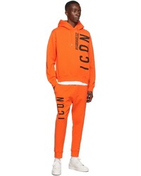 DSQUARED2 Orange Icon Lounge Pants
