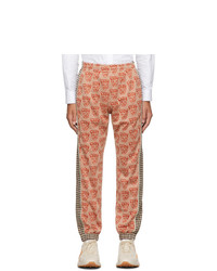 Gucci Orange Tiger Heads Lounge Pants