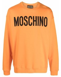 Moschino Colour Block Logo Print Sweatshirt
