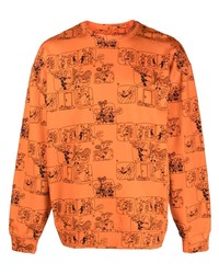 Moschino Graphic Print Cotton Sweatshirt